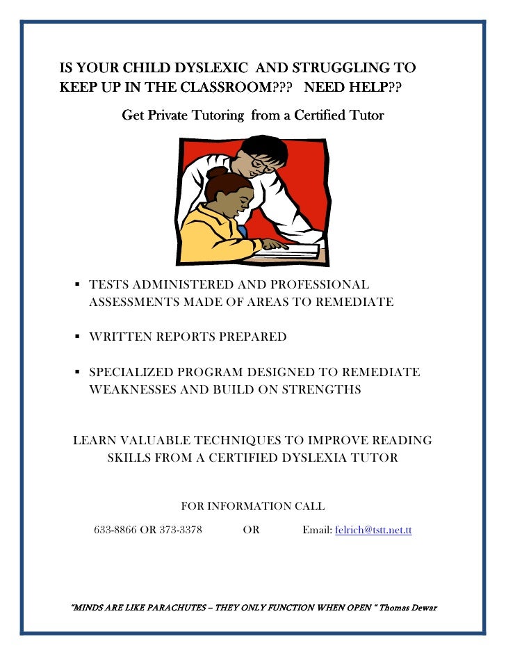 microsoft word private tutoring e flier 1