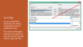 Microsoft Word Reference Manager for Researchers - Advanced | PPTX