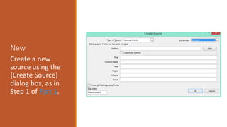 Microsoft Word Reference Manager for Researchers - Advanced | PPTX