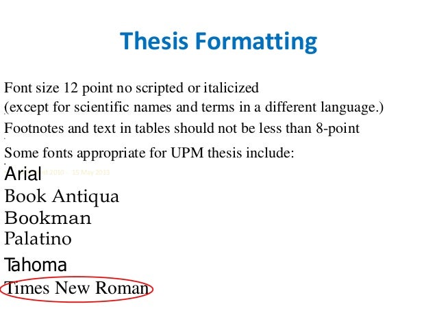 Thesis formatting in microsoft word