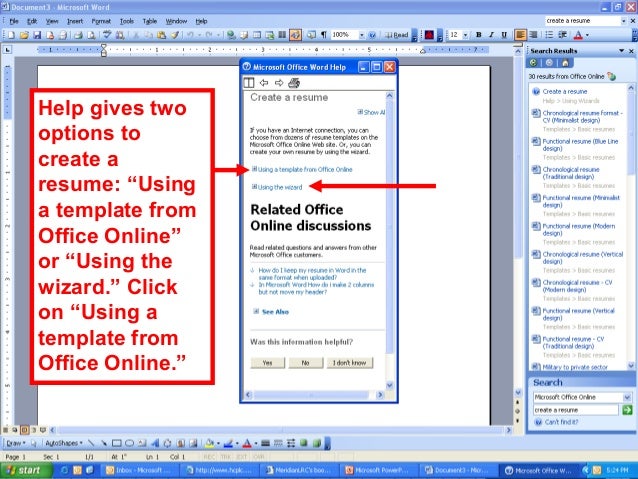 microsoft word seminar part 1 ms word 2003 templates