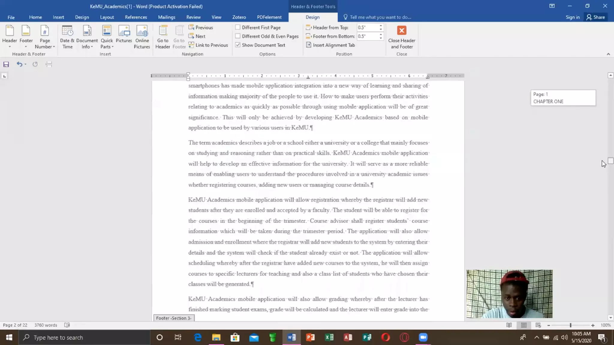 Microsoft Word Tutorial- How to number pages differently in Ms Word ...