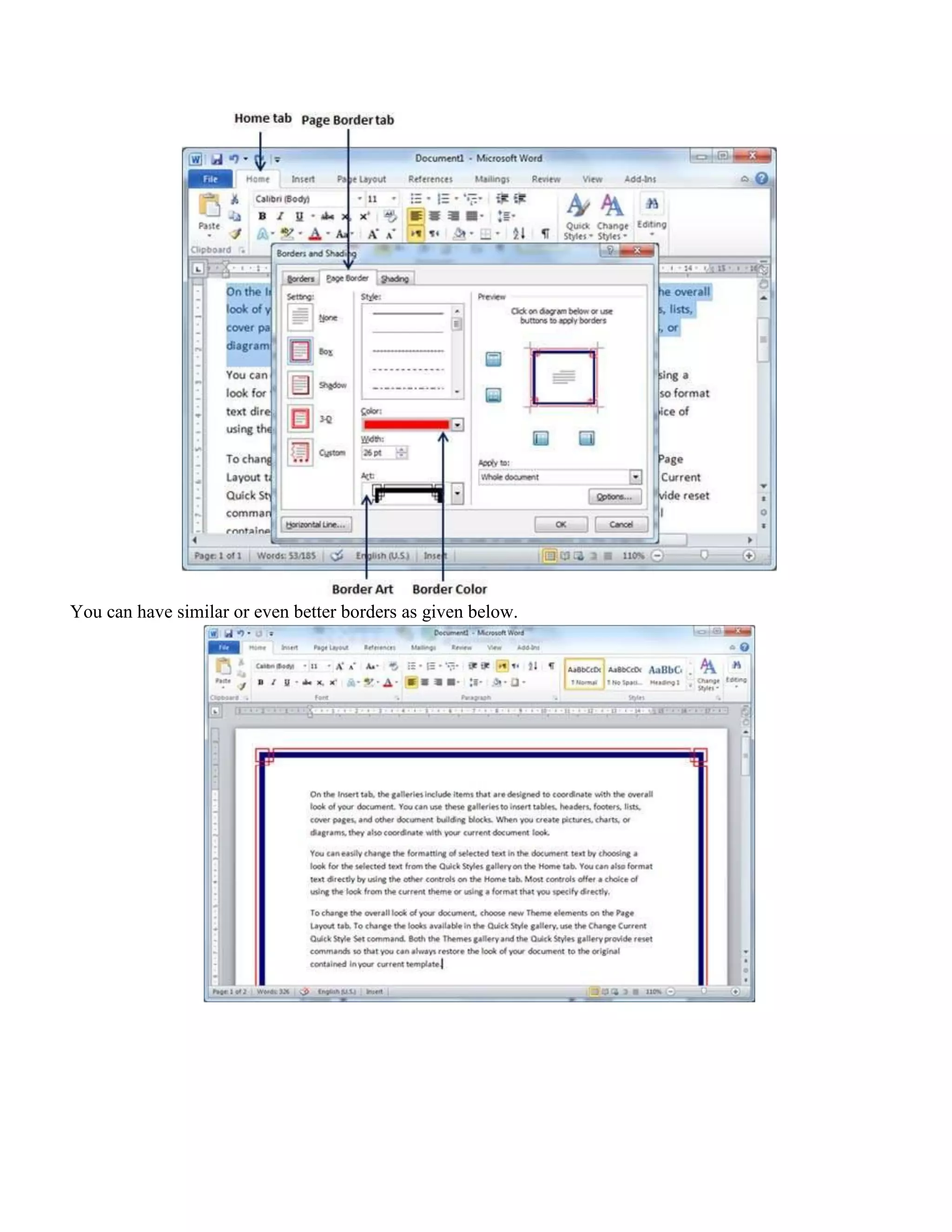 You can have similar or even better borders as given below.
 