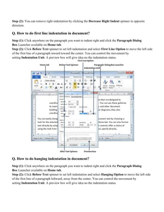 Microsoft word tutorials COMPLETE by Gulshan K Maheshwari(QAU) | PDF