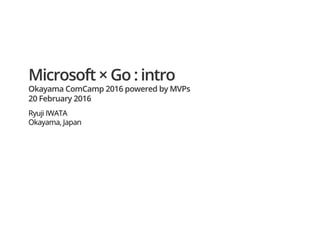 Microsoft × Go