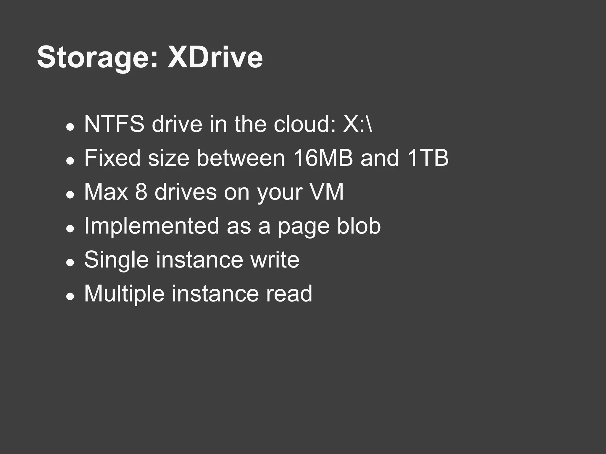 Unstructured data storage