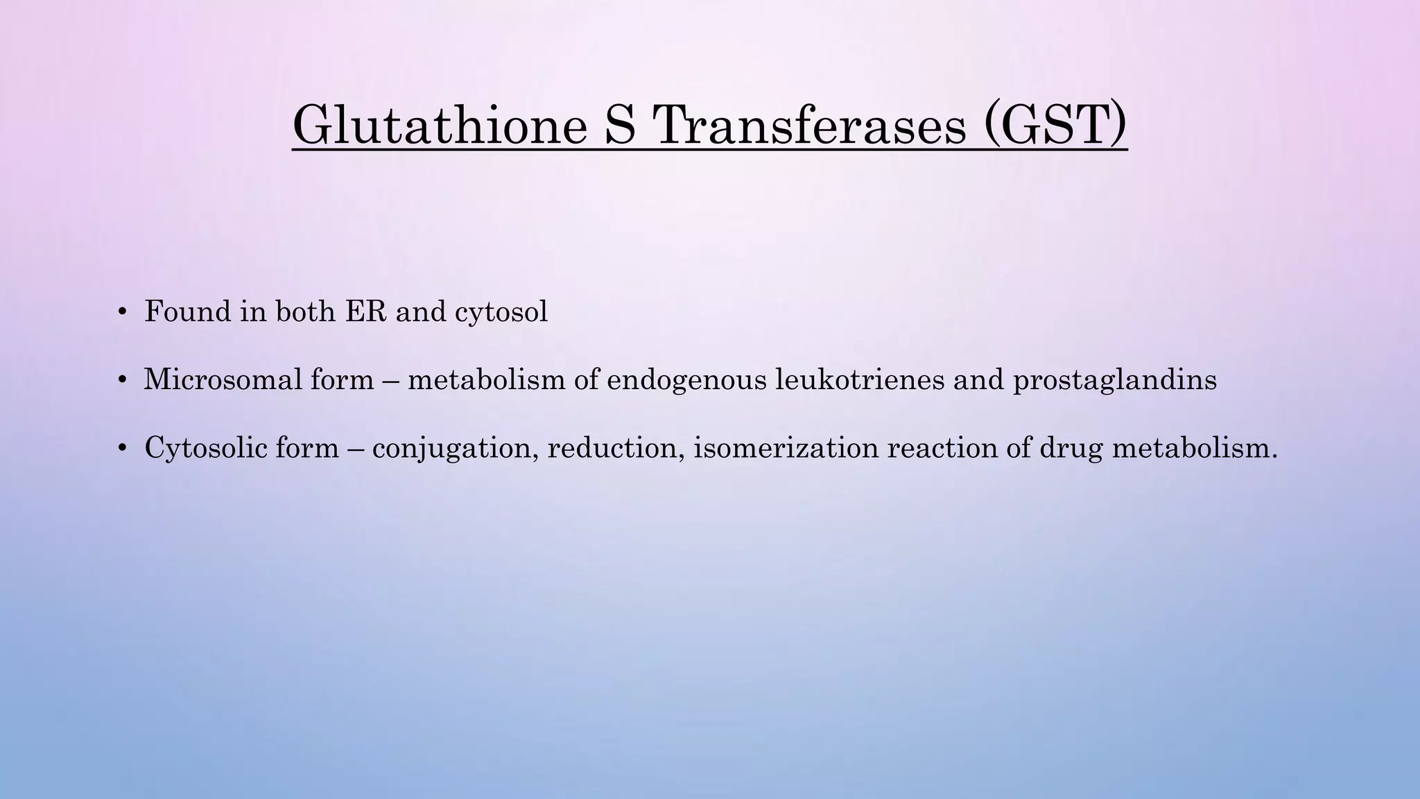 Microsomal enzyme induction