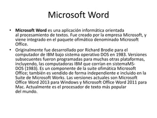Microsot word vs word pad