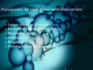 Microspheres | PPTX