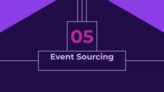 Event Sourcing
05
 