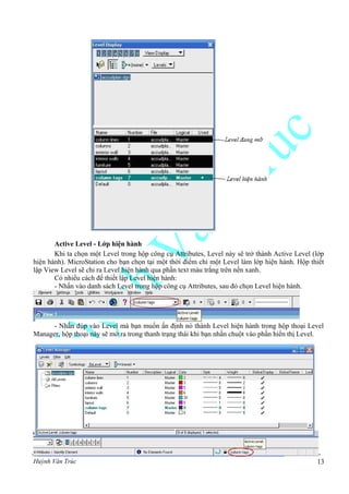 Sử dụng Microstation v8 căn bản | DOC