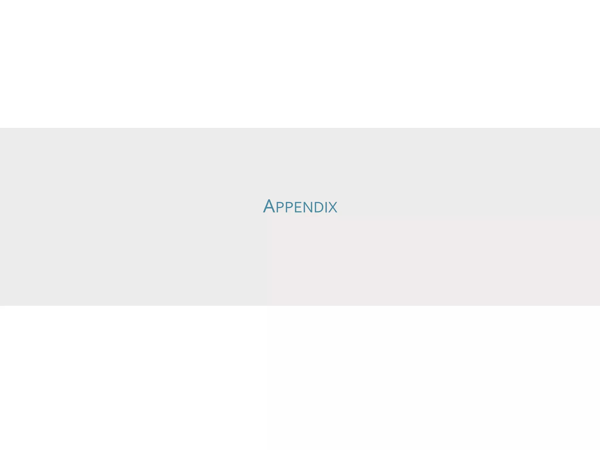 APPENDIX
 