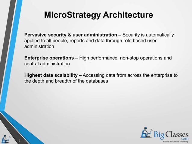 Microstrategy Architecture