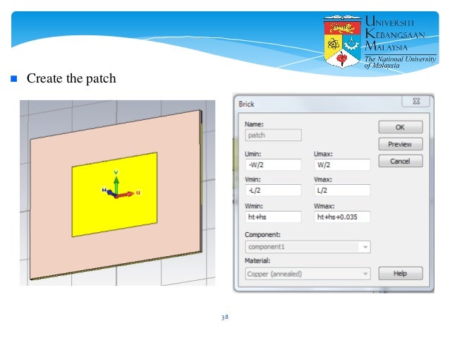 cst microwave studio antenna design cst microwave studio antenna design
