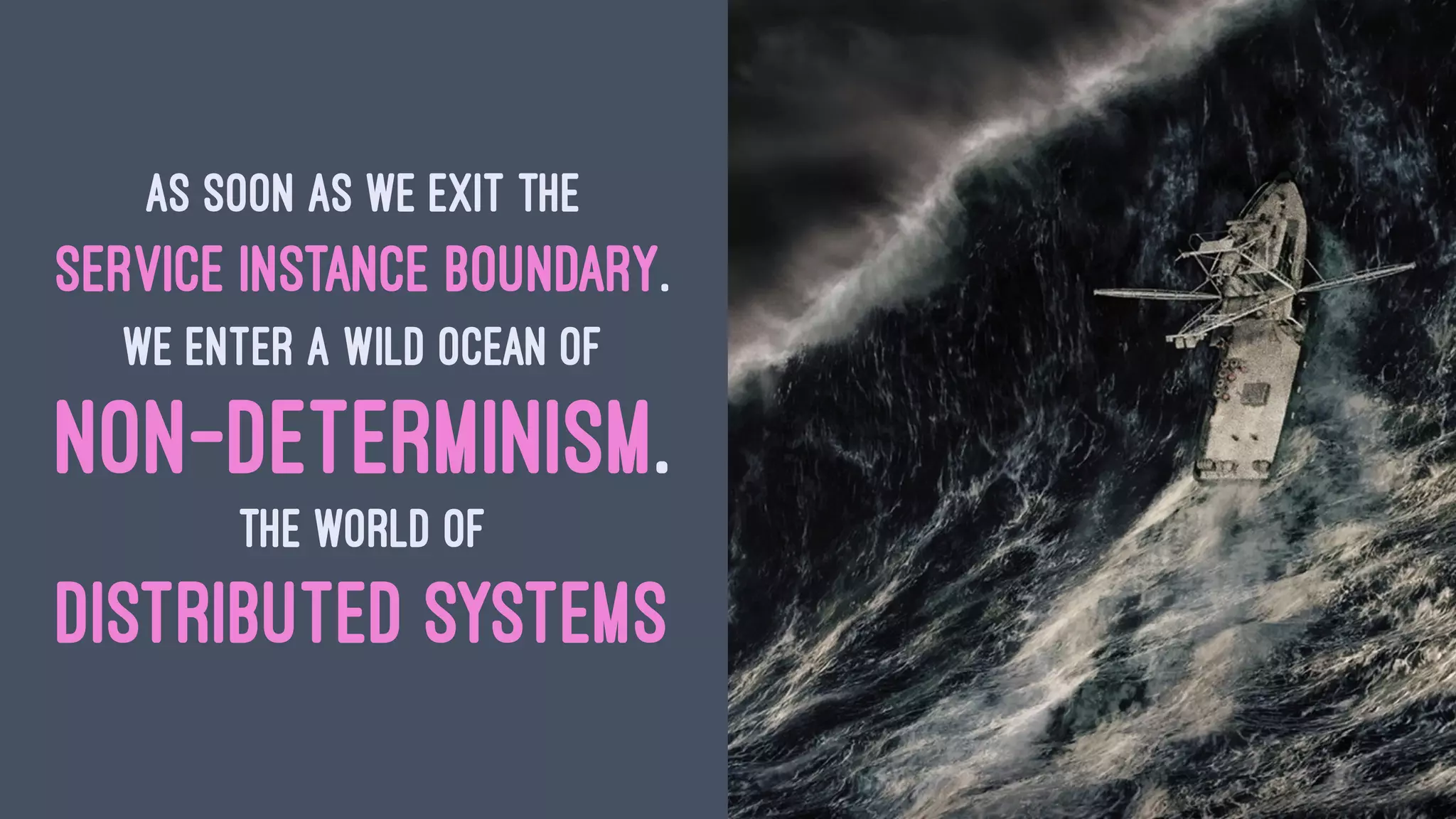 INFORMATION HAS
LATENCY
 