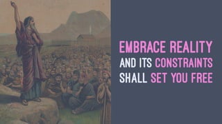 THE COST OF MAINTAINING THE
ILLUSION
OF AN ABSOLUTE
NOW
 