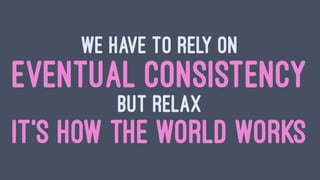 REACTIVE PROGRAMMING CAN HELP US MAKING
THE INDIVIDUAL SERVICE INSTANCE
HIGHLY PERFORMANT AND EFFICIENT
 