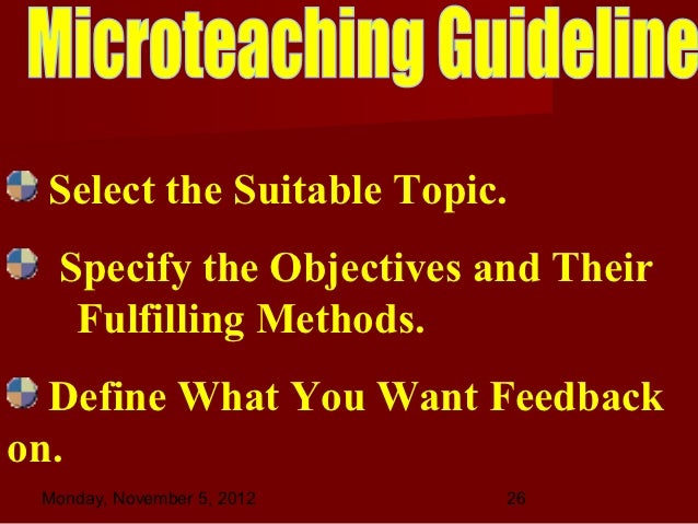 microteaching evaluation essay Micro-teaching is a teacher training and faculty development technique whereby the teacher video recordings provide pre-service teachers with the chance of evaluating themselves by engaging them in more experiences and configurations. microteaching evaluation essay Micro-teaching is a teacher training and faculty development technique whereby the teacher video recordings provide pre-service teachers with the chance of evaluating themselves by engaging them in more experiences and configurations.