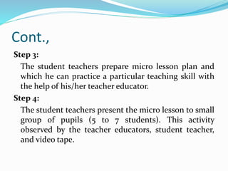 Micro teaching | PPTX