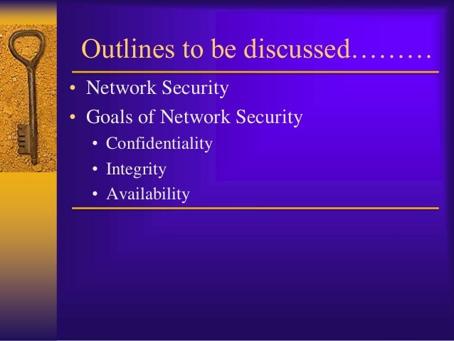 network-security-goals