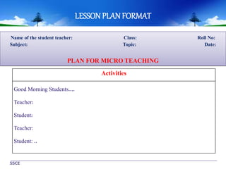 Micro teaching | PPTX