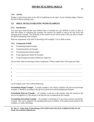 Micro teaching | PDF