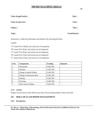 Micro teaching | PDF