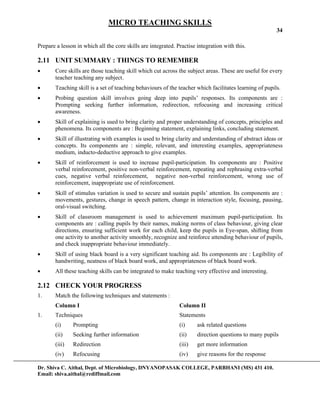 Micro teaching | PDF