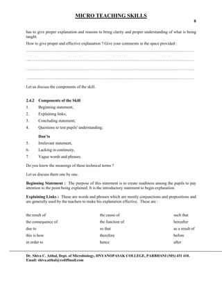 Micro teaching | PDF