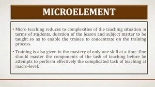 Microteaching