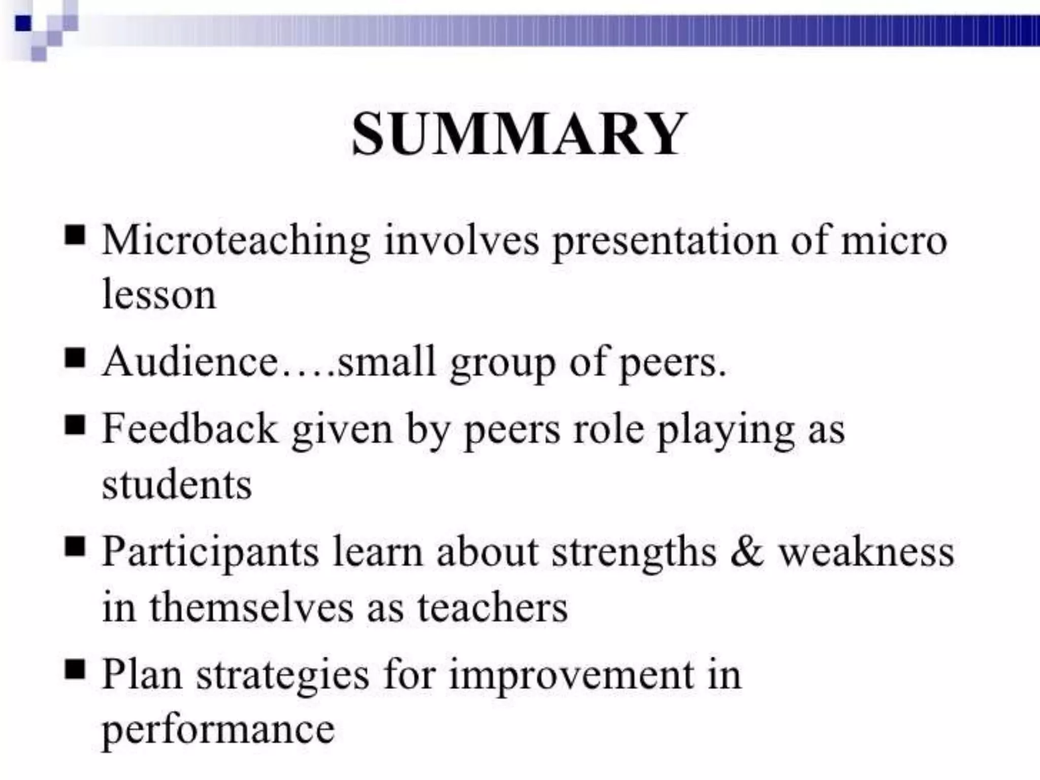 Micro Teaching - Teaching skills, micro teaching cycle, micro teaching steps, phases in micro teaching, link practices, simulation