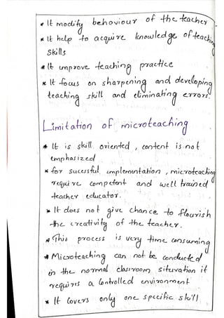 Microteaching Pdf