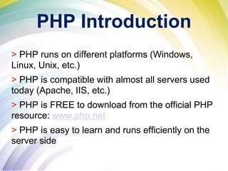 INTRODUCTION TO PHP.ppt