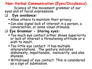 Discusting Eye Microteaching communication skill | PPTX