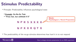 How to design stimulus presentation for a task-fMRI experiment | PDF