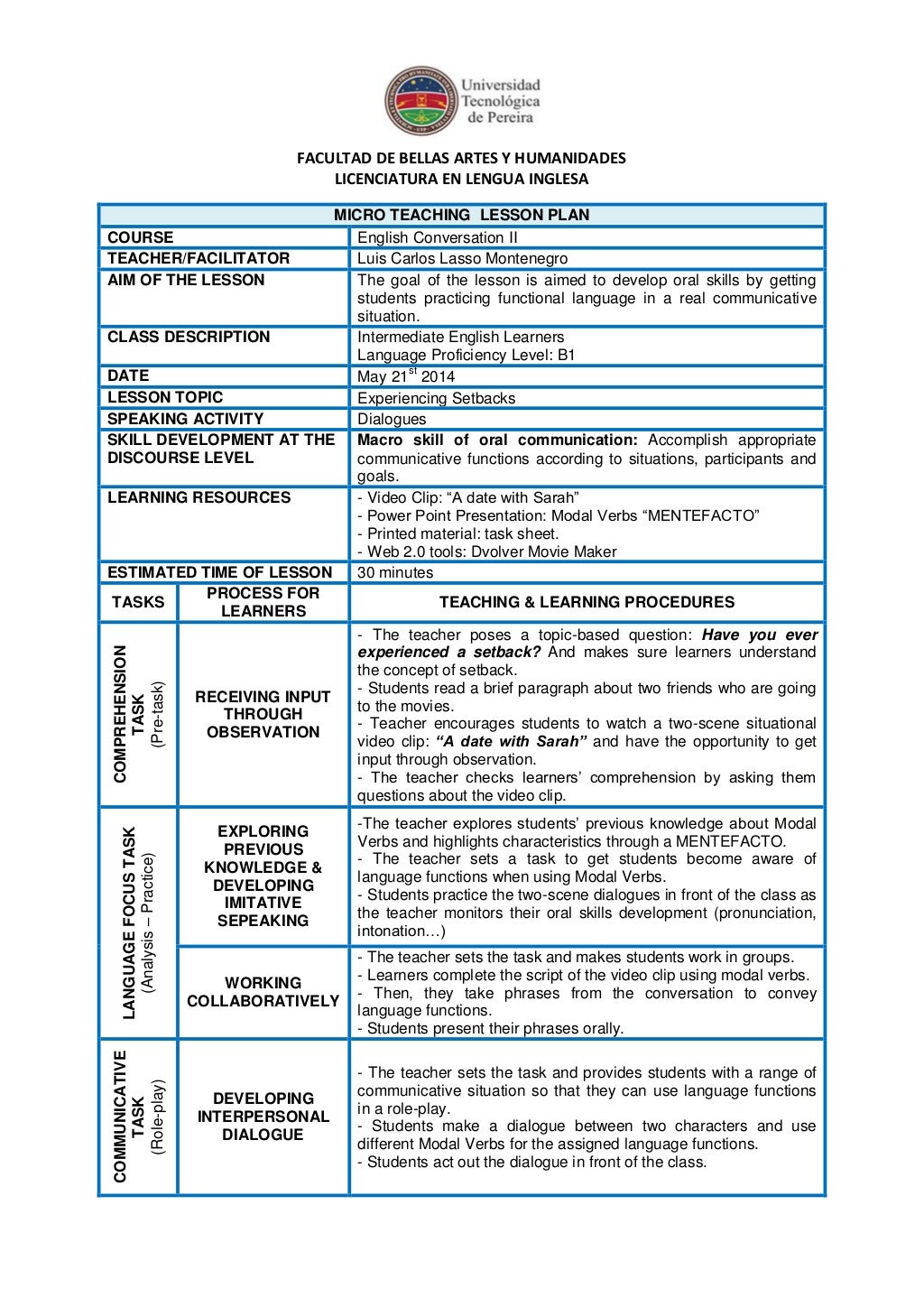 Micro Teaching Lesson Plan micro-teaching-lesson-plan