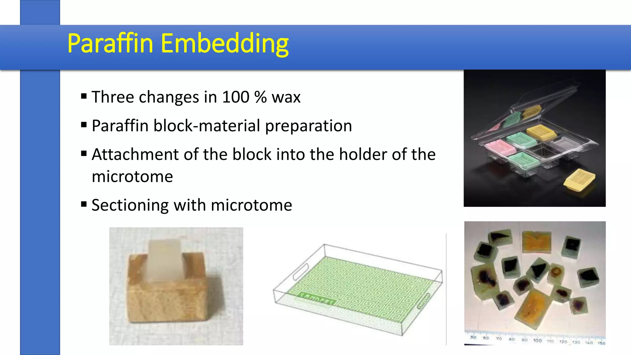 Tissue Embeding Process PREPARATION OF BIOLOGICAL SPECIMENS FOR LIGHT MICROSCOPY | PPTX