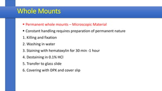 PREPARATION OF BIOLOGICAL SPECIMENS FOR LIGHT MICROSCOPY | PPTX