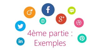 4ème partie :
Exemples
 
