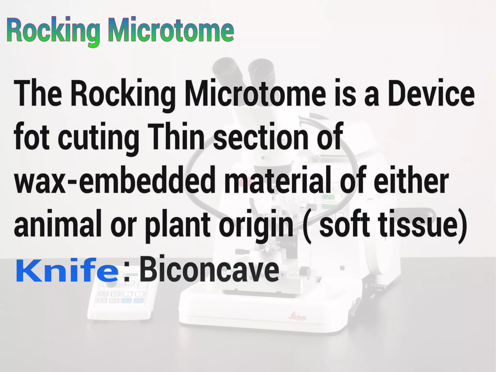 Microtome