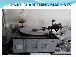 KNIFE SHARPENING MACHINES
 