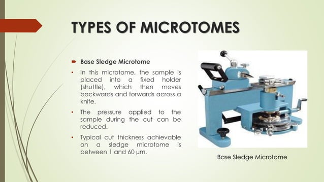 Microtomy - Preparation of Histological Slides | PDF | Biological ...