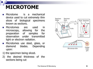 Microtomy Rework microtomy .ppt