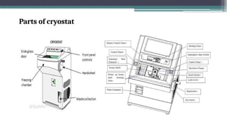 Parts of cryostat
 