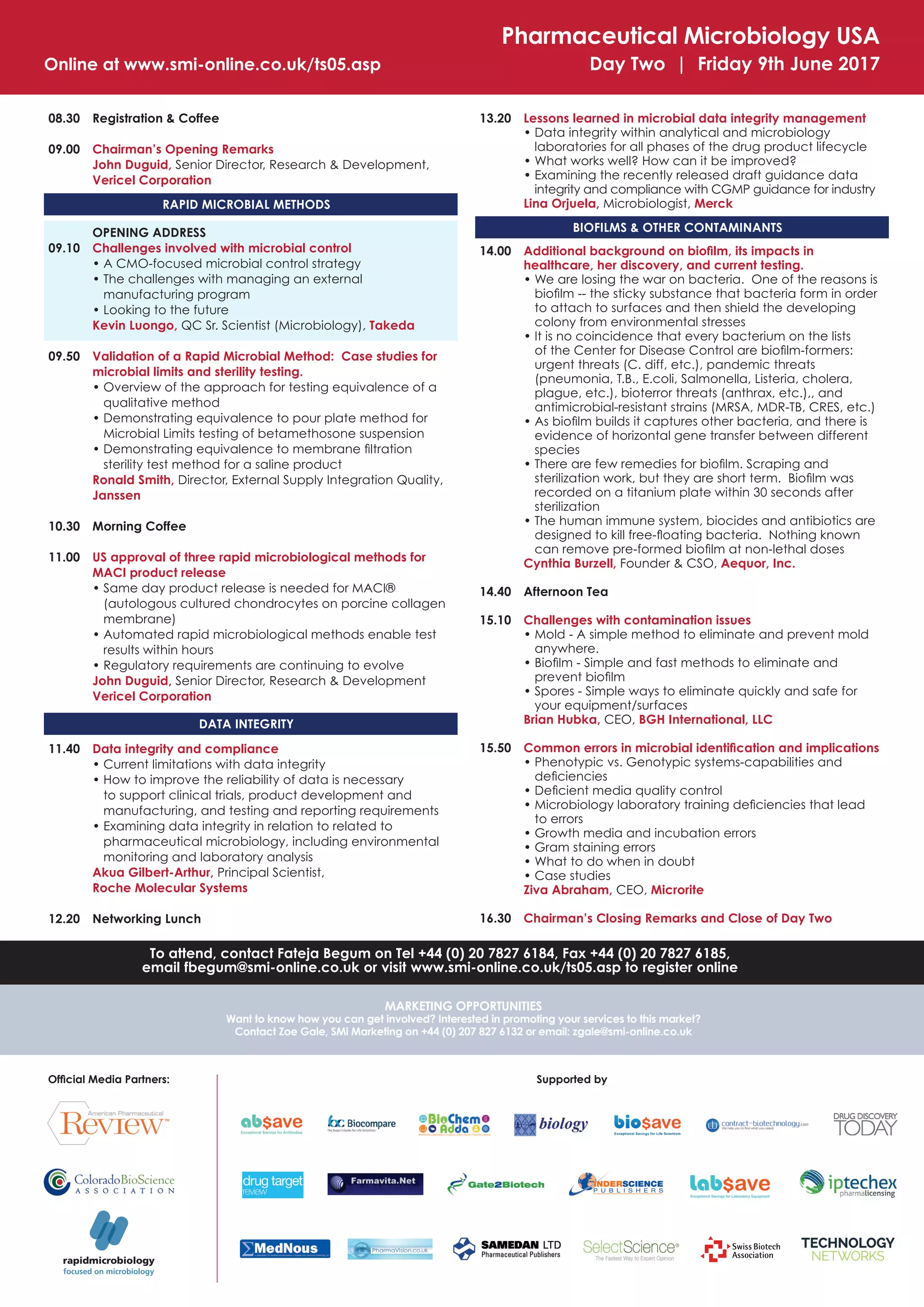 Pharmaceutical Microbiology USA 2017 PDF