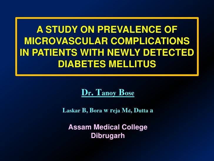 Microvascular in dm