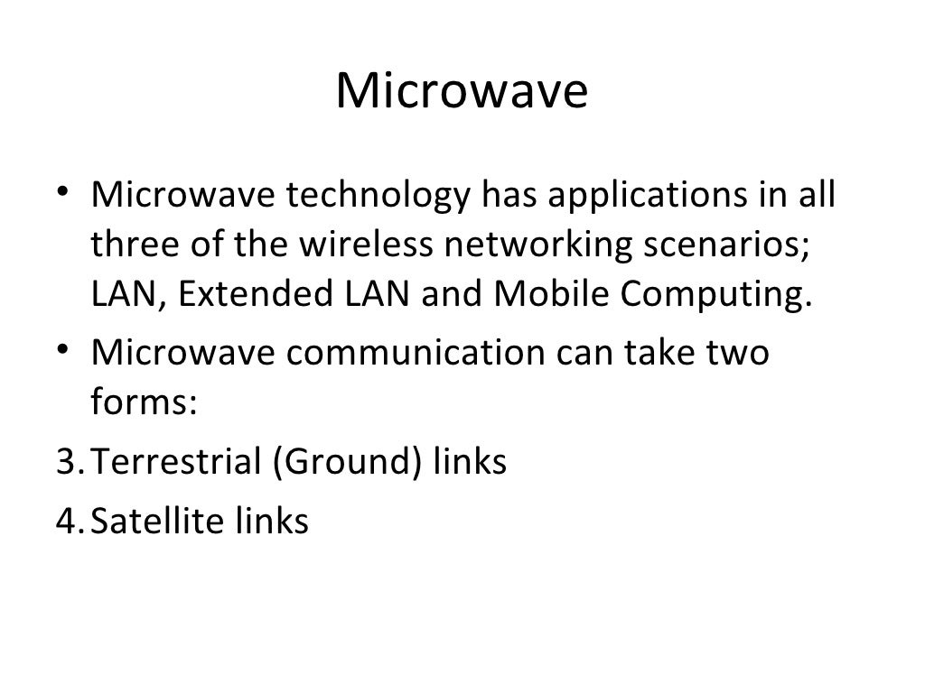Microwave Transmission