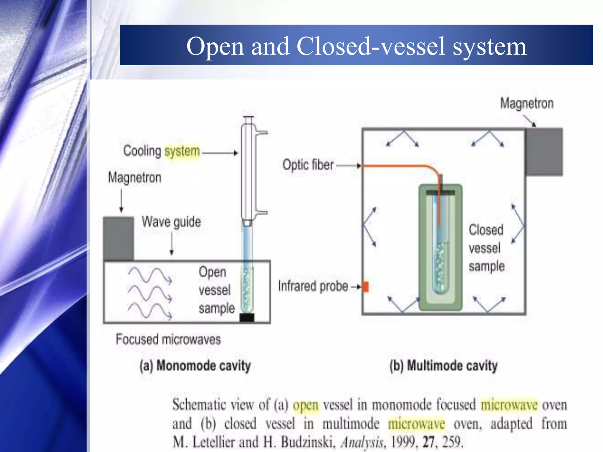 Open and Closed-vessel system 
 