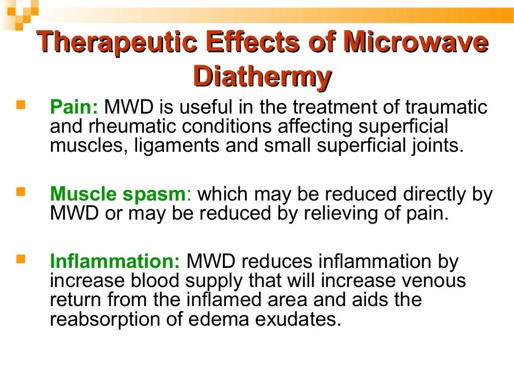 Microwave diathermy