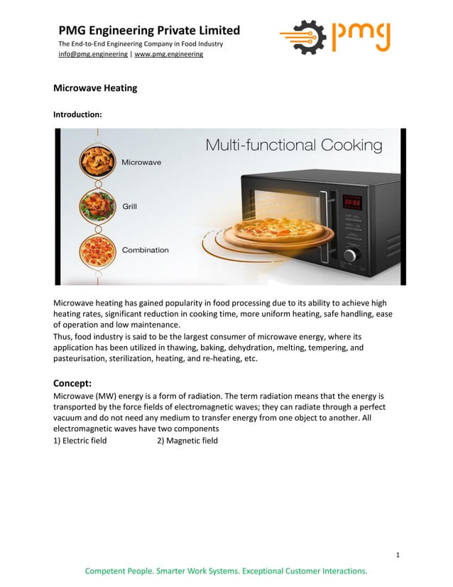 Microwave Heating Introduction, Concept, Principle, Mechanism, Loss